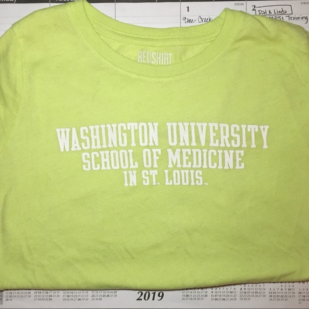 {WashU} Med School tee shirt